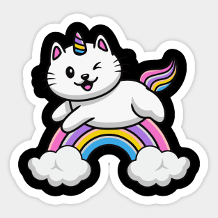 Unicorn Cat Sticker